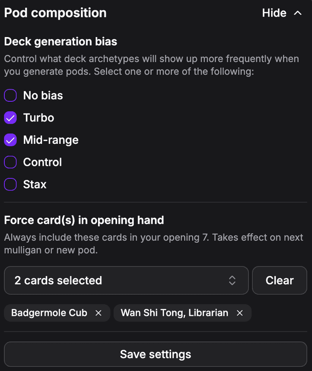 Simulate your local meta