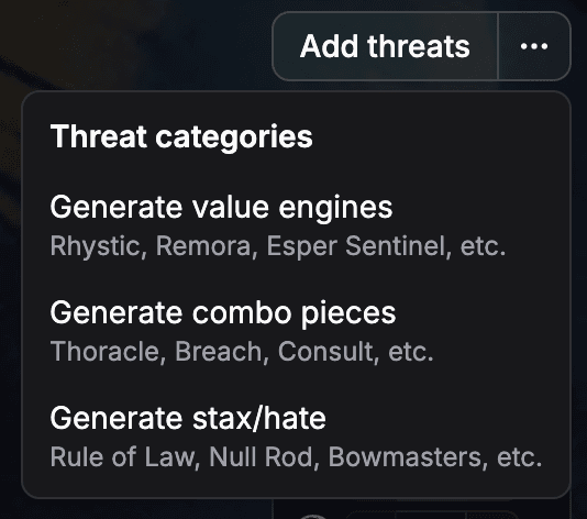 Real threats